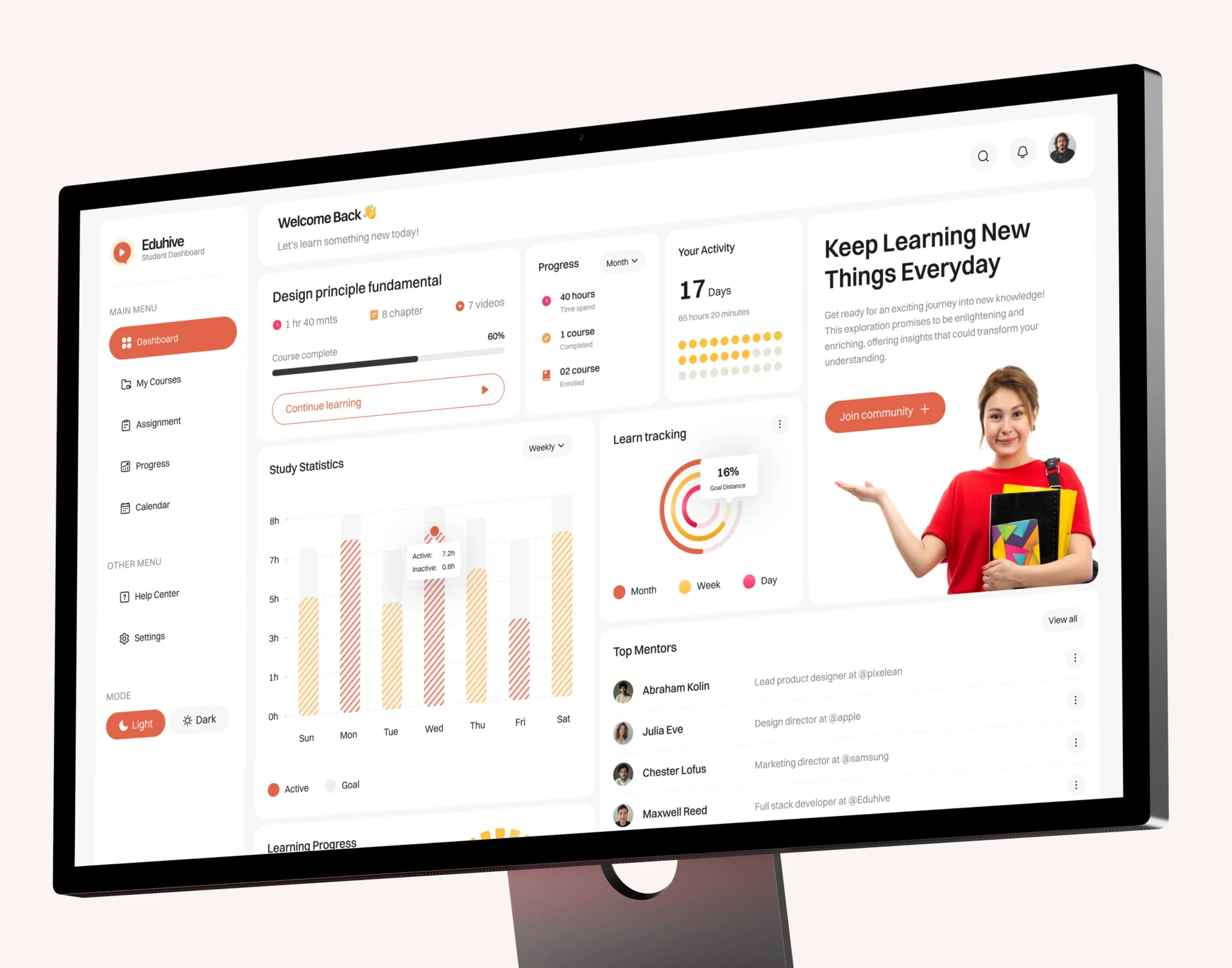 Eduhive – E-learning Web App